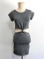 Vestido Cinza Tubinho