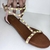 Rasteirinha Nude Sparkle - Nosso Cabide