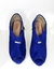 Sandália Meia Pata Azul Suede na internet