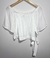 Cropped Tomara que Caia Branco - comprar online