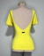 Blusa Amarela Costas Decote V na internet