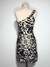 Vestido Animal Print Um Ombro Só na internet