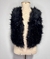 Colete Cropped Pelo Sintético Preto - Nosso Cabide