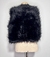 Colete Cropped Pelo Sintético Preto na internet