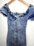 Vestido Curto Jeans com Abotoamento - Nosso Cabide