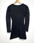 Imagem do Vestido Suede Preto Manga Longa