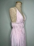 Vestido Longo Evasê Rosa Bebe - Nosso Cabide