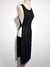 Vestido Preto Aberto Saida de Praia - comprar online