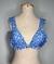Top Cortininha Azul Babados - comprar online