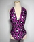 Maiô/Body Roxo Animal Print - comprar online