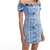 Vestido Curto Jeans com Abotoamento - loja online