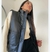 Chaleco puffer negro