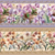 Barrados Digitais - Orquídeas - Tricoline 100% algodão - 55x1,50 com 10 Faixas - ArtLin Tecidos