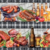 Barrados Digitais -Churrasco 2 - Tricoline 100% algodão - 55x1,50 com 10 Faixas - ArtLin Tecidos