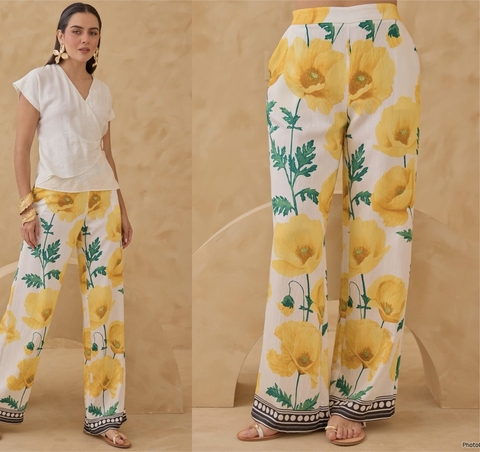 PANTALON FLOREADO