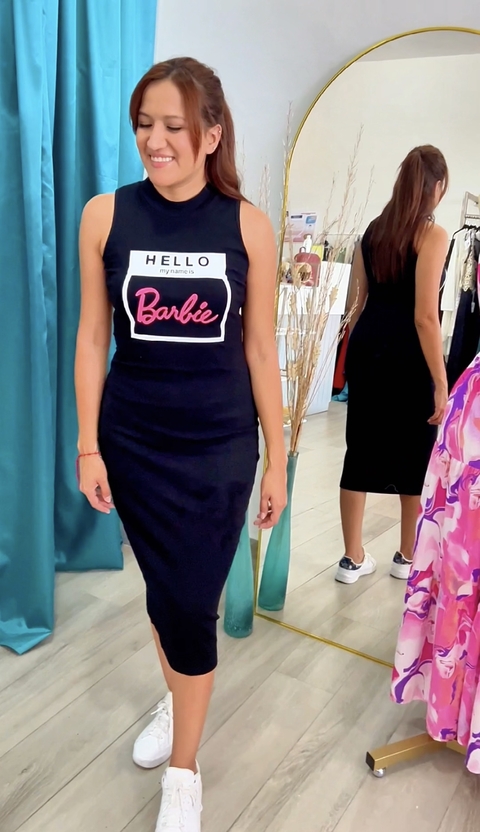 Vestido Barbie Negro