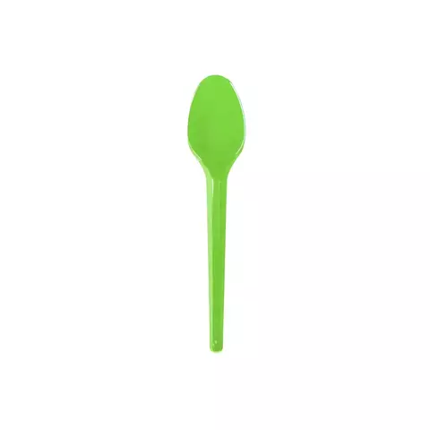 Colher sobremesa verde limão c/50