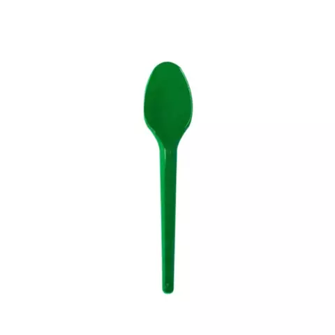 Colher sobremesa verde c/50