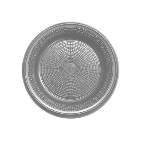 Prato 21cm raso Prata c/10