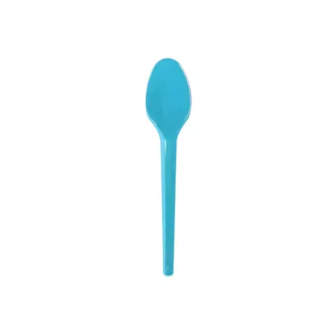 Colher sobremesa azul claro c/50