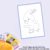 Imagem do Bloco de Notas Memopad A5 NEW JEANS "Bunny" (14x21cm)