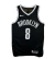 REGATA BROOKLYN NETS ICON EDITION 22/23 - NIKE MASCULINA - PRETA COM DETALHES EM BRANCO