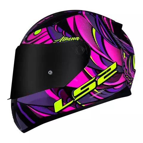 Capacete Fechado Ls2 Ff353 Rapid Athena Roxo