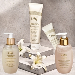 O Boticario Combo Lily Acetinados: Shampoo + Cond + Sérum