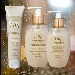 O Boticario Combo Lily Acetinados: Shampoo + Cond + Sérum na internet