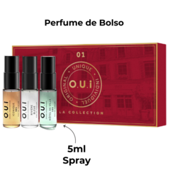 Oui La Collection Masculino Kit Com 3 Eau De Parfum Spray 5ml De Bolso / Iconique 001 - Riviere Bleue - Hotel De Ville