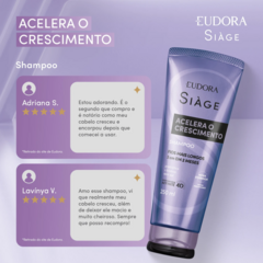 Shampoo Siàge Eudora Acelera O Crescimento 250ml - Roma Virtus - Perfumaria
