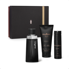Kit Presente Dia dos Pais Malbec Black (Perfume + Body Spray + Shower Gel)
