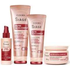 KIT Siàge Nutri Acid Complex Eudora Completo (4 itens)