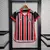 Camisa São Paulo II 23/24 - Torcedor Adidas Feminina - Vermelha e preta