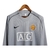Camisa Retrô Manchester United Goleiro 2007/2008 manga longa - Masculina Nike - Cinza com detalhes em preto na internet