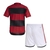 Kit Infantil Flamengo I 23/24 - Adidas - Vermelho e preto - comprar online