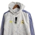 Jaqueta Corta-Vento Real Madrid 21/22 - Masculina Adidas - Branca com detalhes em azul e amarelo na internet