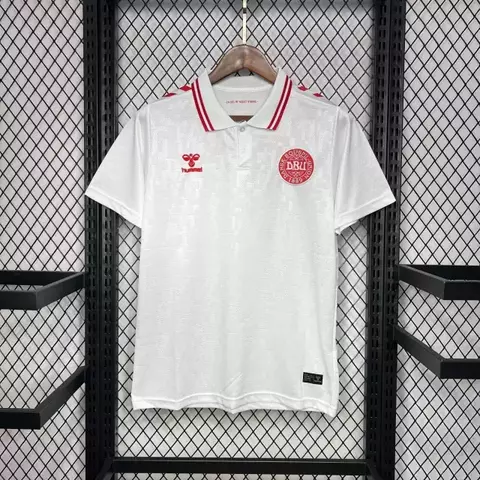 Camisa Dinamarca II 24/25 Torcedor Masculina - Branco