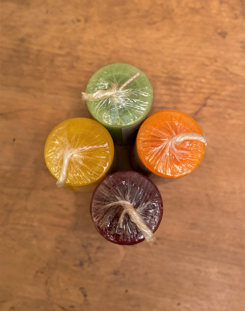 Kit 4 Velas aromáticas