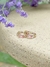 Brinco argola Cristal Turmalina Rosa