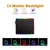 Mouse Pad Gamer Iluminado RGB LED 35x25 Cm Preto - comprar online