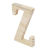 LETRA 'Z' EM MADEIRA PINUS NATURAL 150MM - comprar online