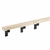 CORRIMÃO DE MADEIRA PINUS NATURAL COM ACESSÓRIOS 2000MM - comprar online