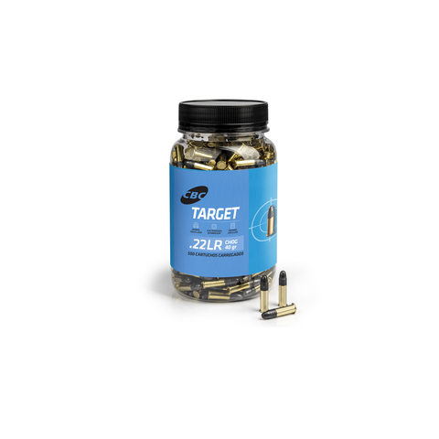 Munição CBC .22 LR Target CHOG 40gr Frasco 500