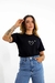 T-shirt Gola Tradicional Estampa Coração - Milla Fulô Store