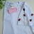 T-shirt Gola Tradicional Bordada Joaninha - comprar online