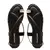 Rasteira Preta Oval e tachas