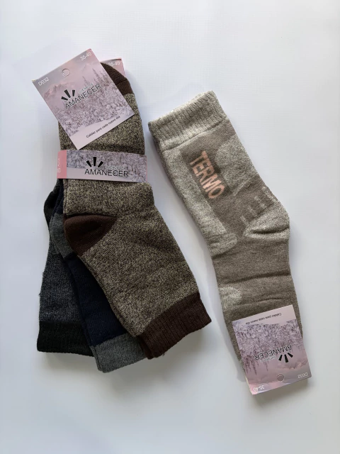 Medias térmicas unisex pack x3