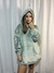 Maxibuzo polar soft verde (talle único, abarca hasta un talle 6) - Lima Boutique