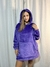 Maxibuzo polar soft violeta (talle único, abarca hasta un talle 6) - Lima Boutique